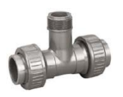 +GF+ PVC-U三通承插安裝件，公制