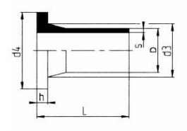 PP-H 對(duì)焊管件 法蘭翻邊